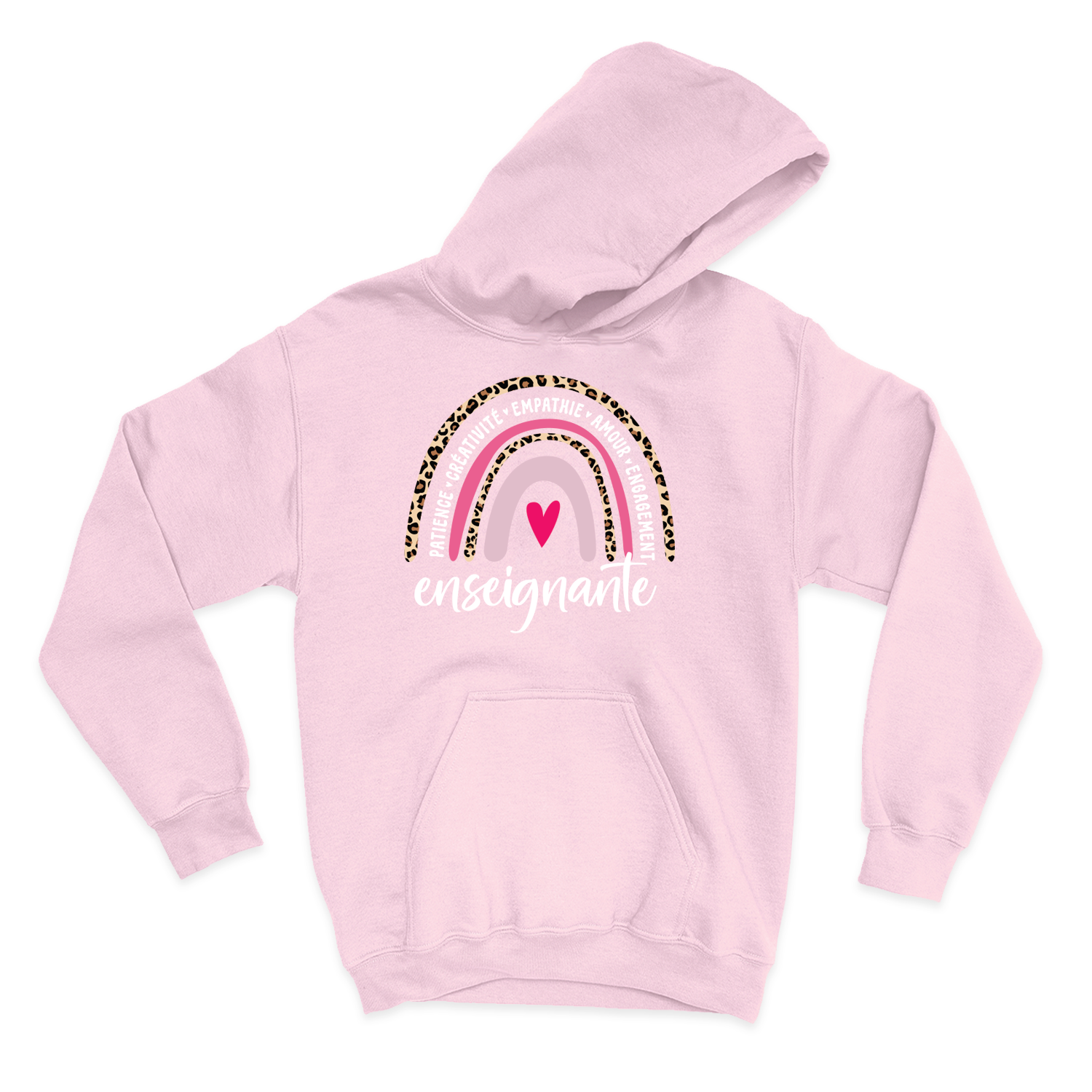 HOODIE | Arc-en-ciel Enseignante