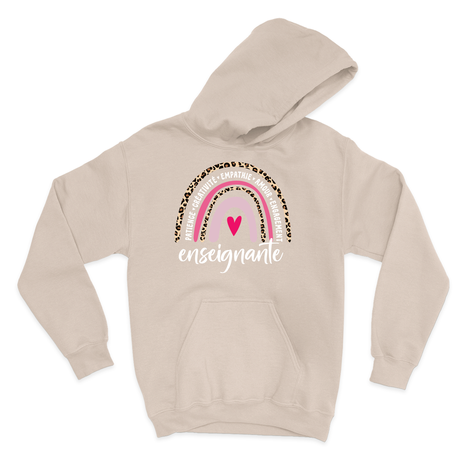 HOODIE | Arc-en-ciel Enseignante