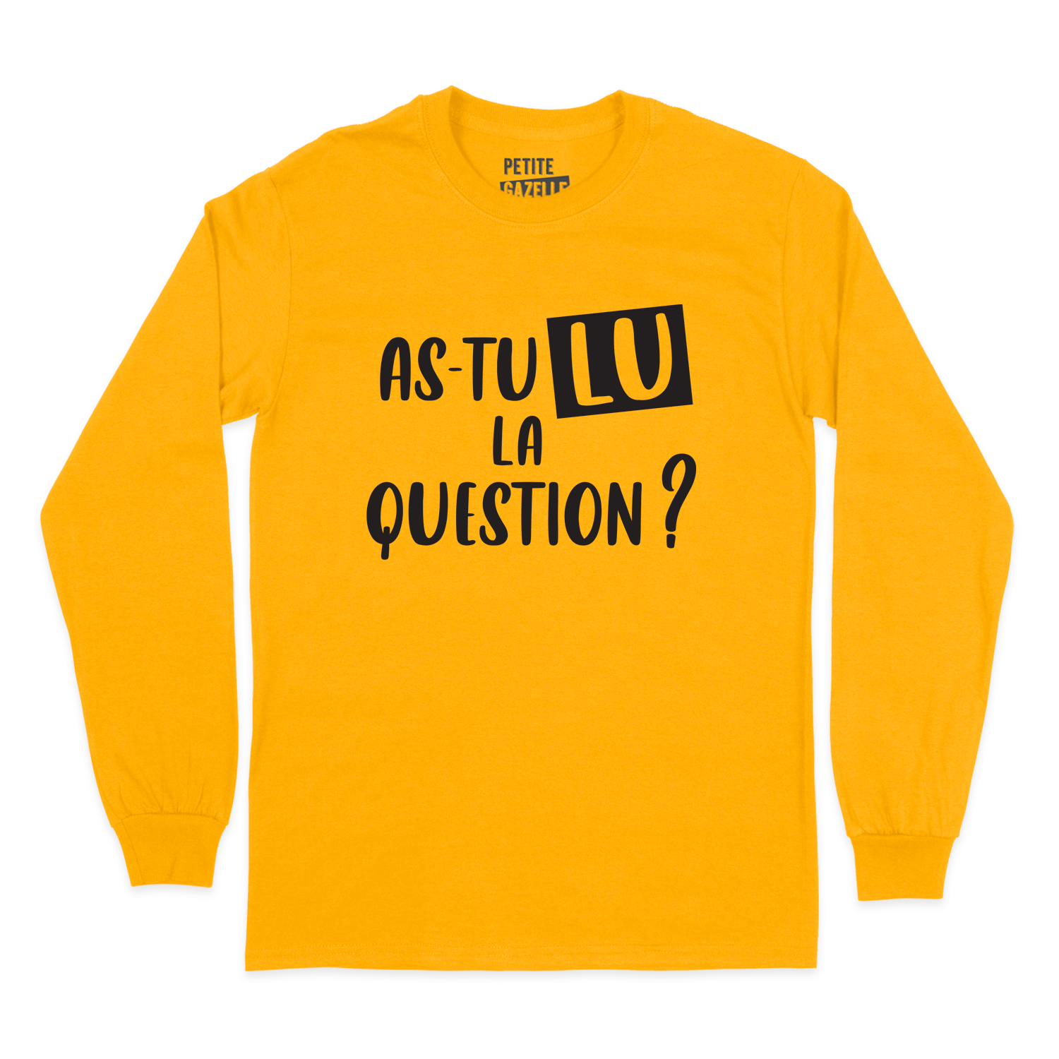 T-SHIRT À MANCHES LONGUES | As-tu lu la question ?