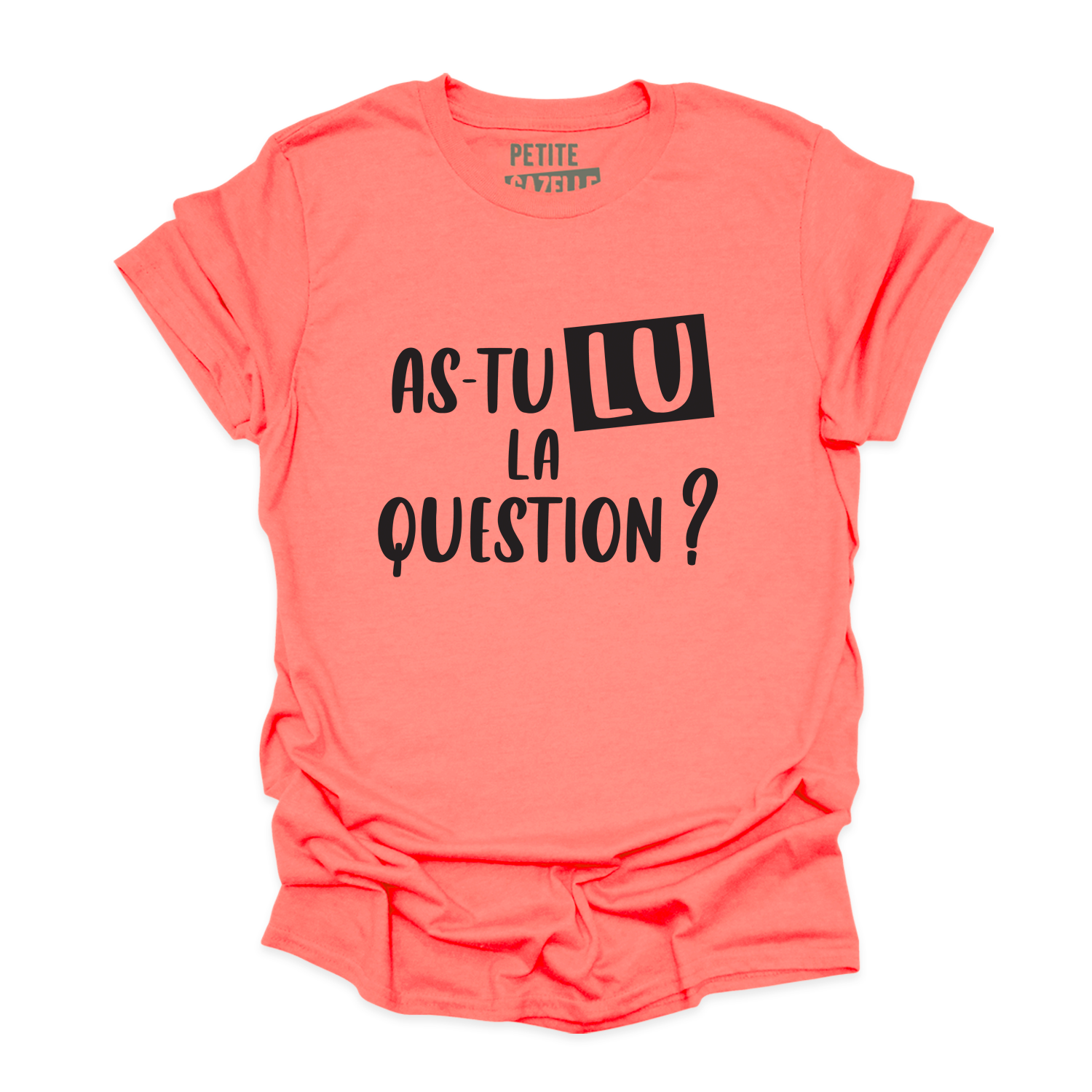 T-SHIRT COL ROND | As-tu lu la question ?