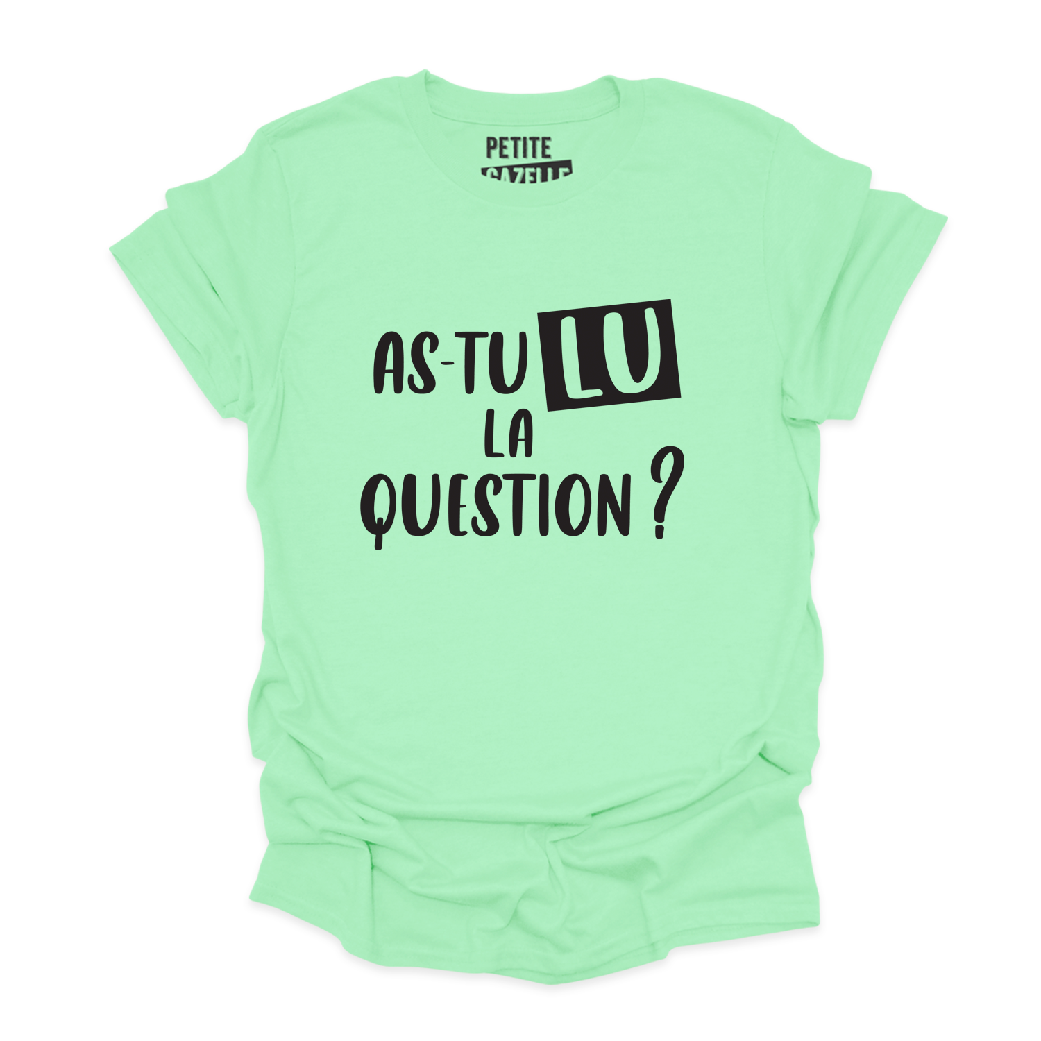 T-SHIRT COL ROND | As-tu lu la question ?