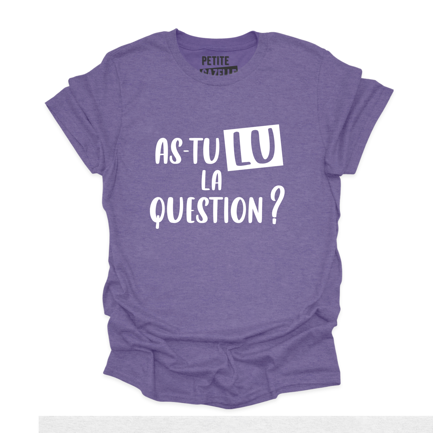 T-SHIRT COL ROND | As-tu lu la question ?