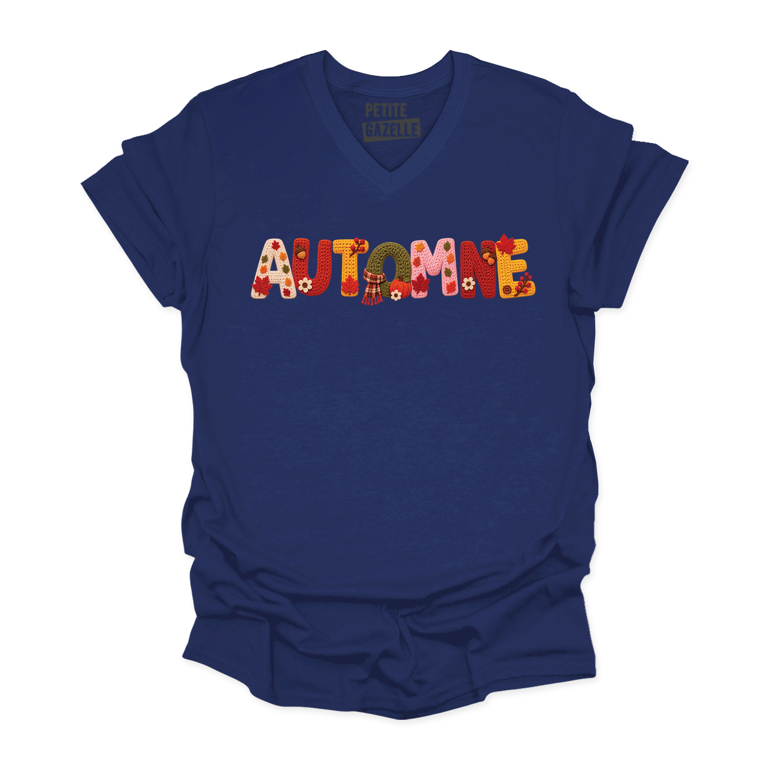 TSHIRT COL en V | Automne Tricoté