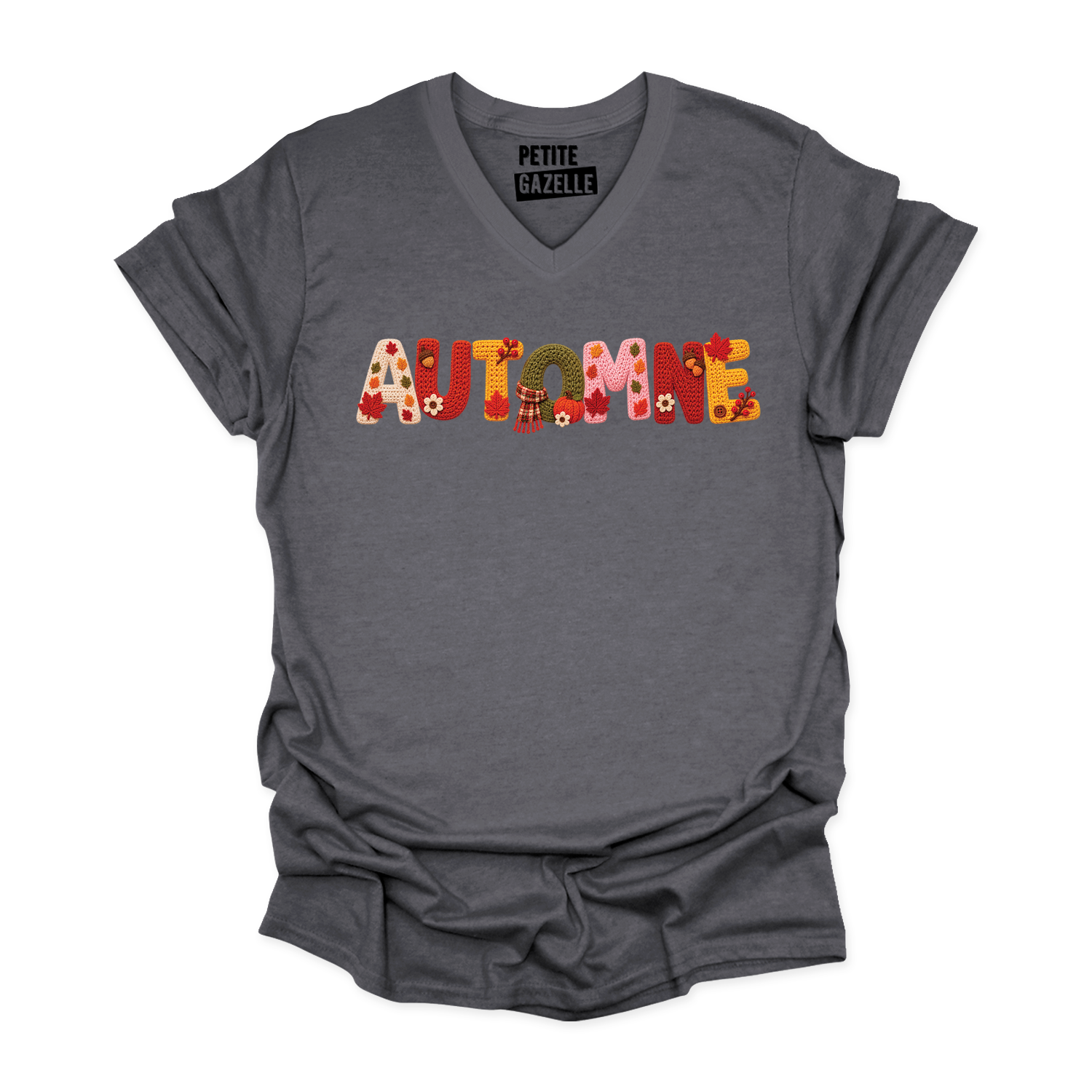 TSHIRT COL en V | Automne Tricoté