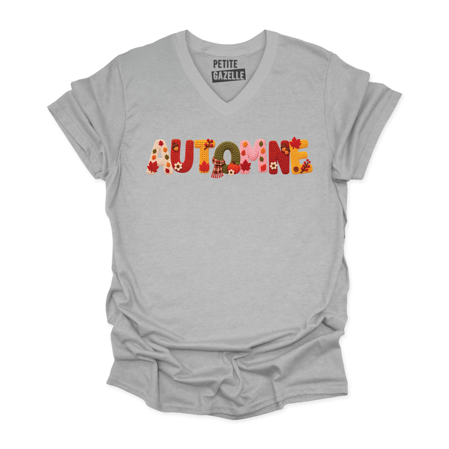 TSHIRT COL en V | Automne Tricoté