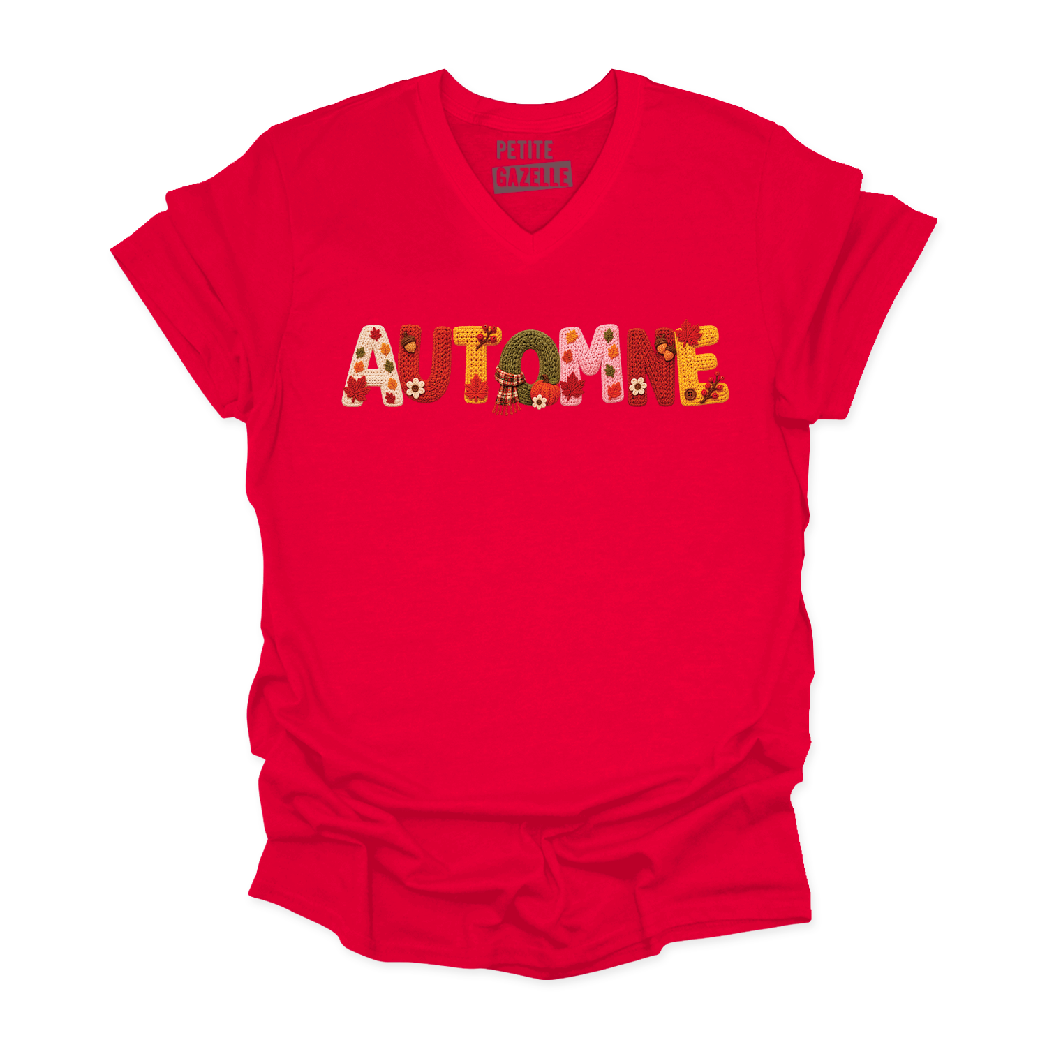 TSHIRT COL en V | Automne Tricoté