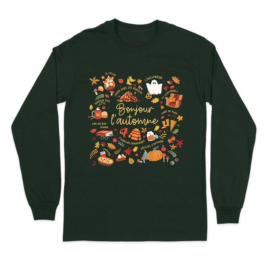 T - SHIRT À MANCHES LONGUES | Bonjour l'automne - T-Shirt à manches longues - Petite Gazelle Atelier