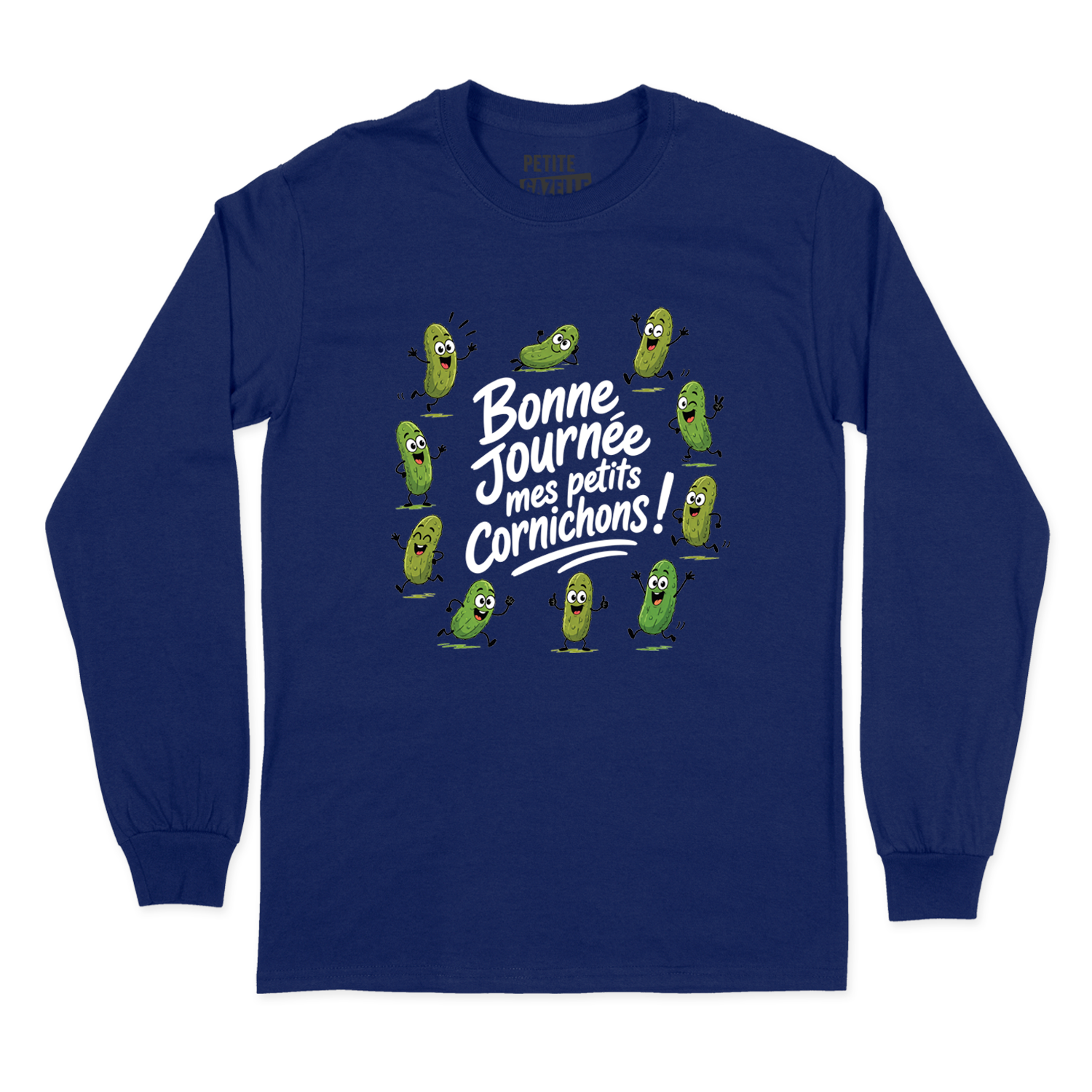 T-SHIRT À MANCHES LONGUES | Bonne journée mes petits cornichons