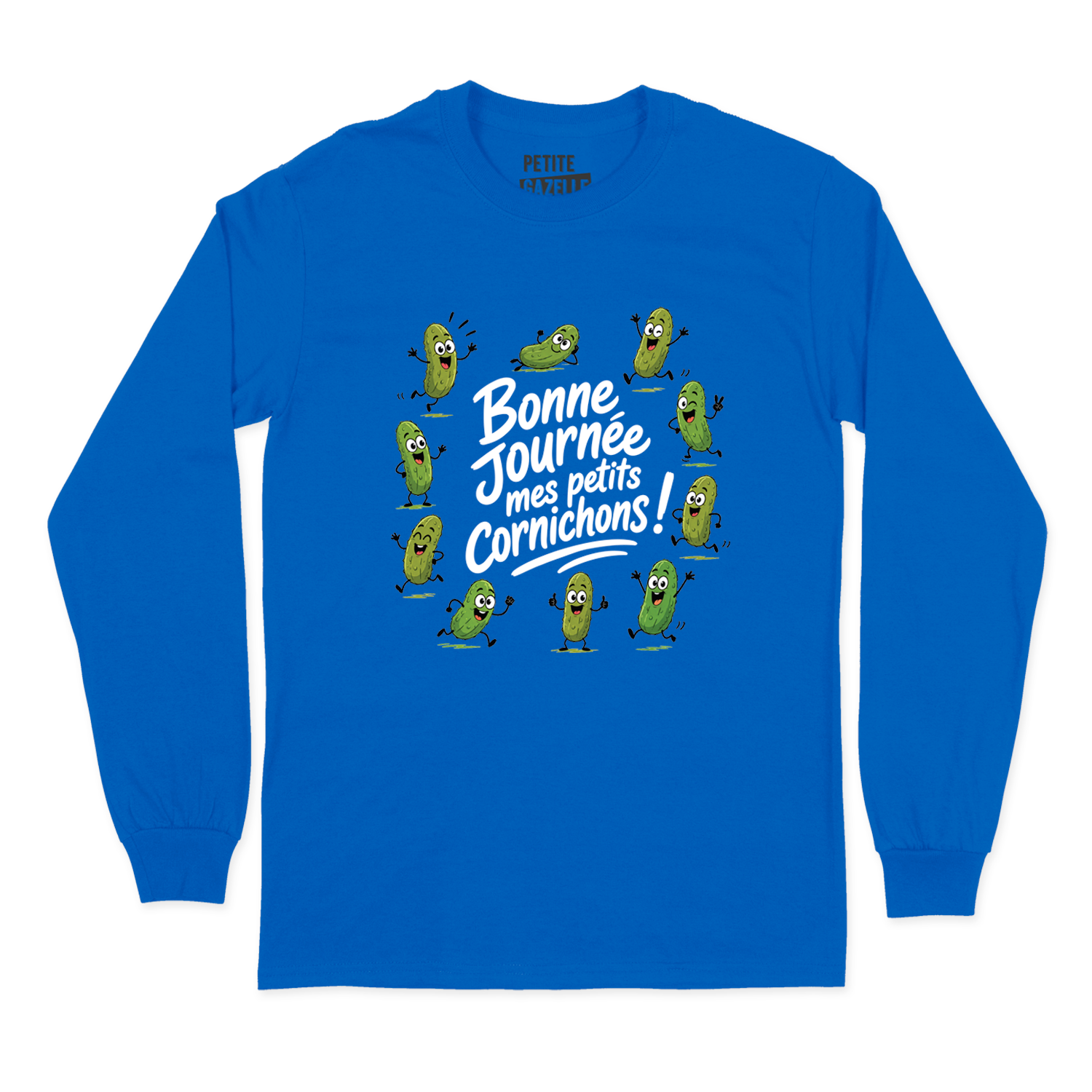 T-SHIRT À MANCHES LONGUES | Bonne journée mes petits cornichons