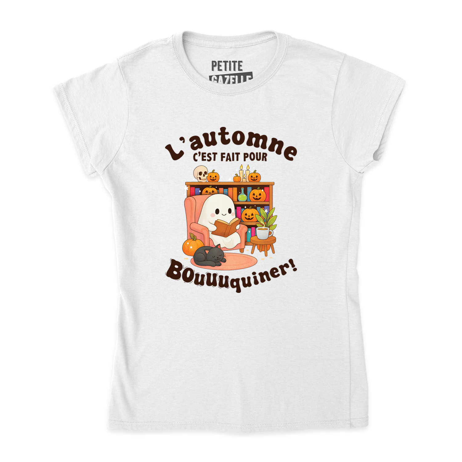 TSHIRT AJUSTÉ | L'automne c'est fait pour bouquiner !