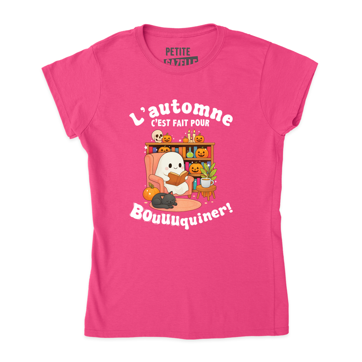 TSHIRT AJUSTÉ | L'automne c'est fait pour bouquiner !