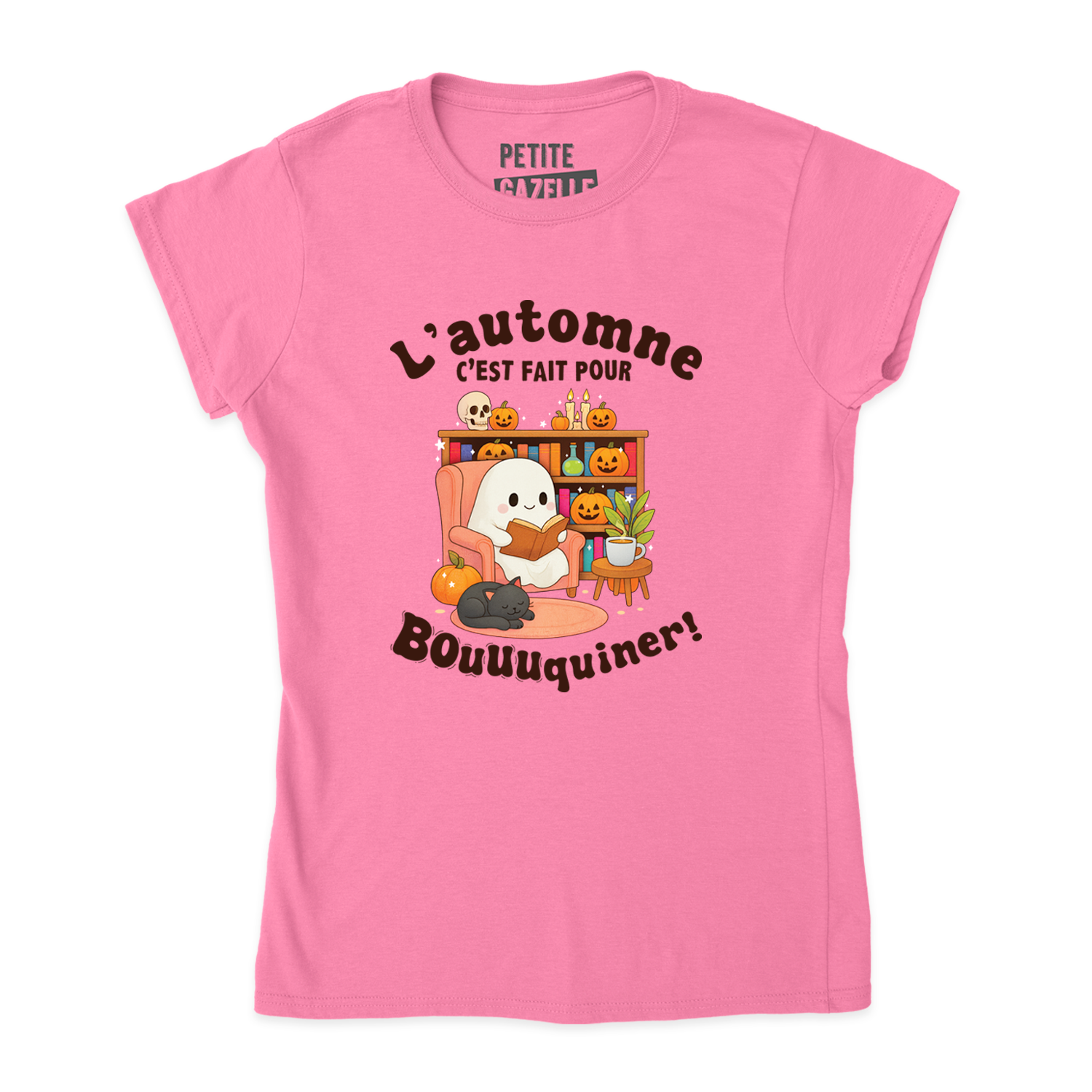 TSHIRT AJUSTÉ | L'automne c'est fait pour bouquiner !