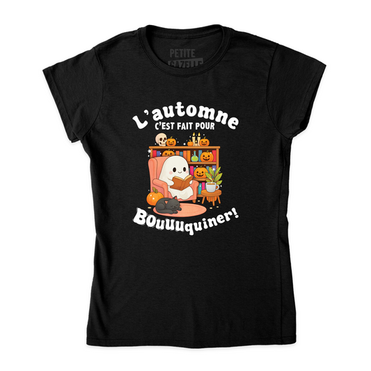 TSHIRT AJUSTÉ | L'automne c'est fait pour bouquiner !