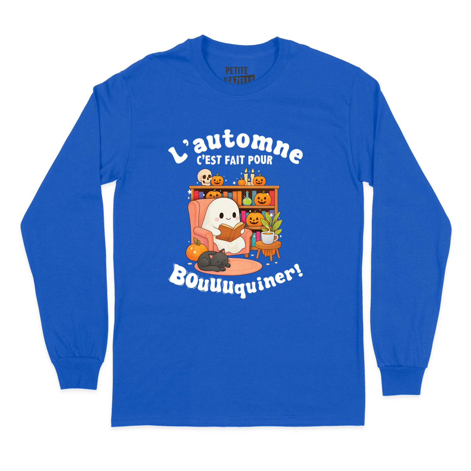 T-SHIRT À MANCHES LONGUES | L'automne c'est fait pour bouquiner !