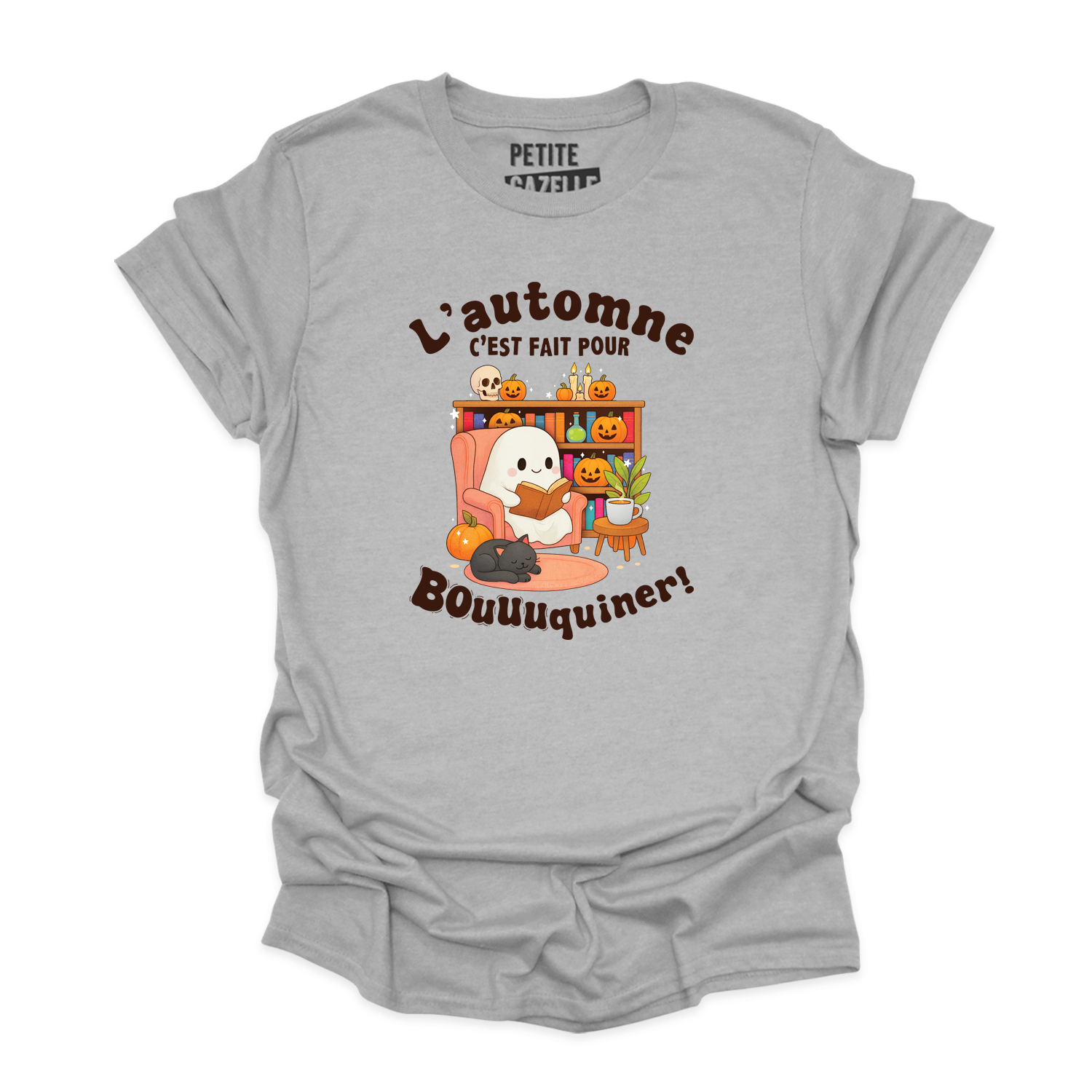 T-SHIRT COL ROND | L'automne c'est fait pour bouquiner !