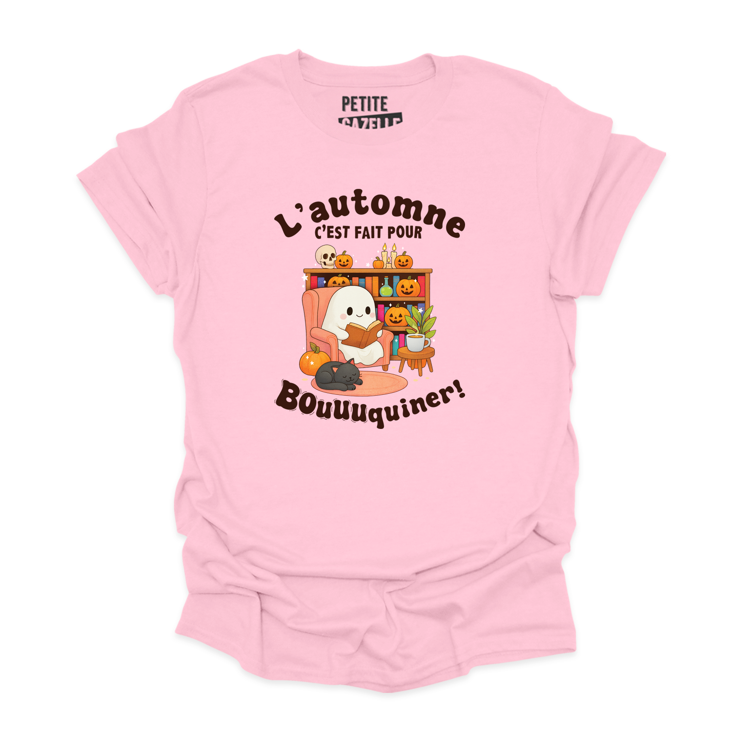 T-SHIRT COL ROND | L'automne c'est fait pour bouquiner !