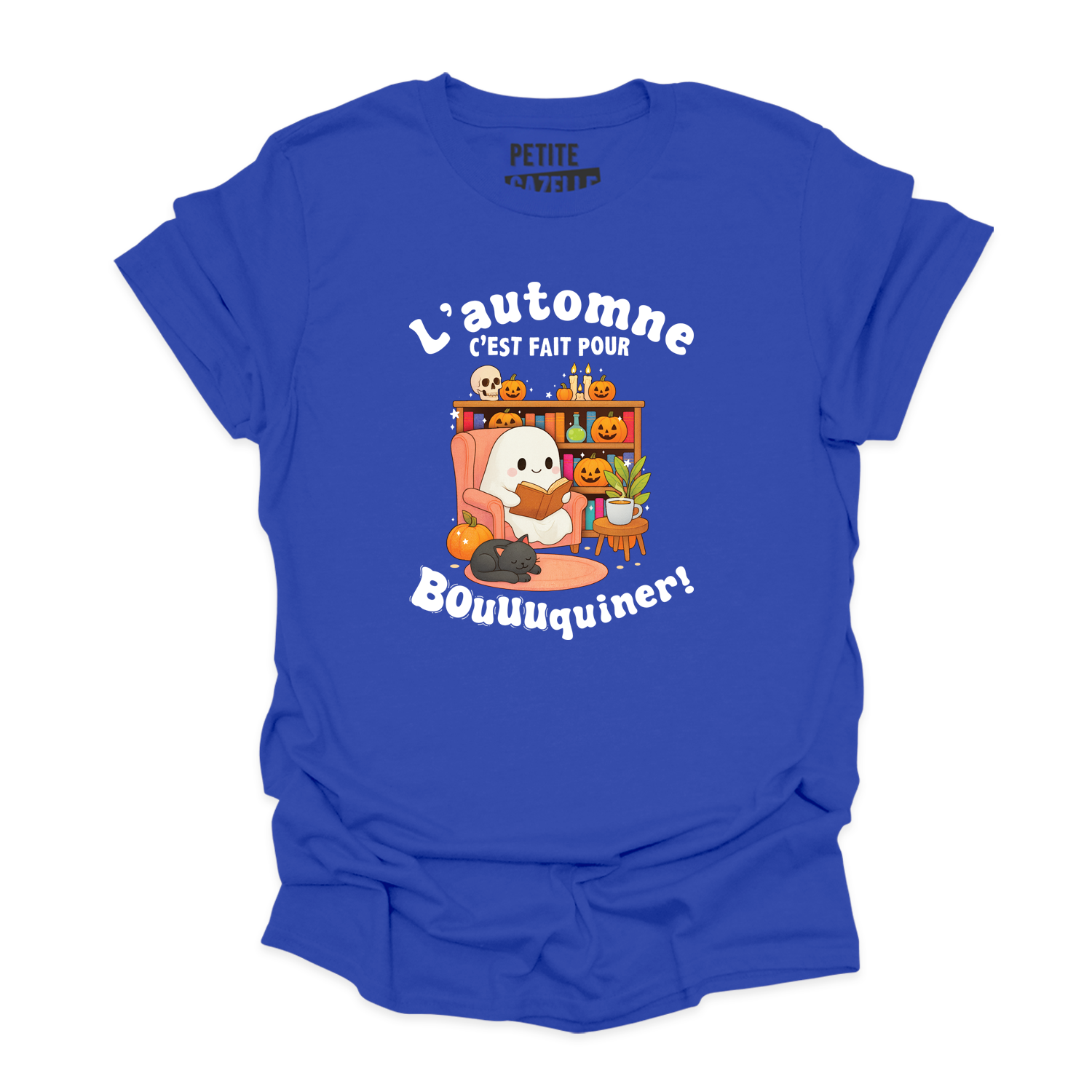 T-SHIRT COL ROND | L'automne c'est fait pour bouquiner !