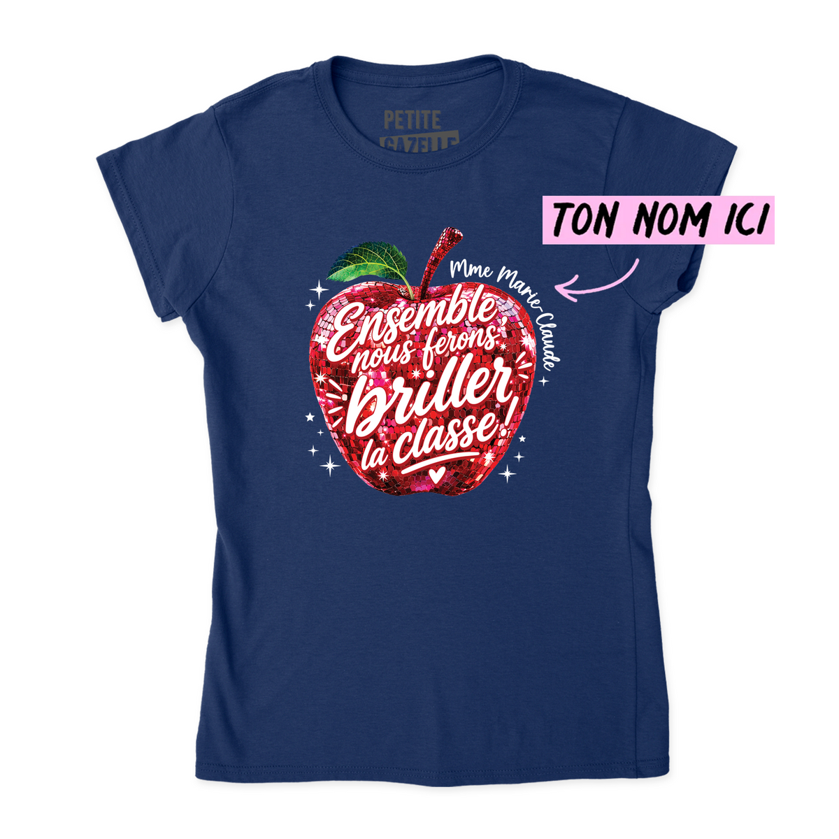 TSHIRT AJUSTÉ | Madame Pomme Disco