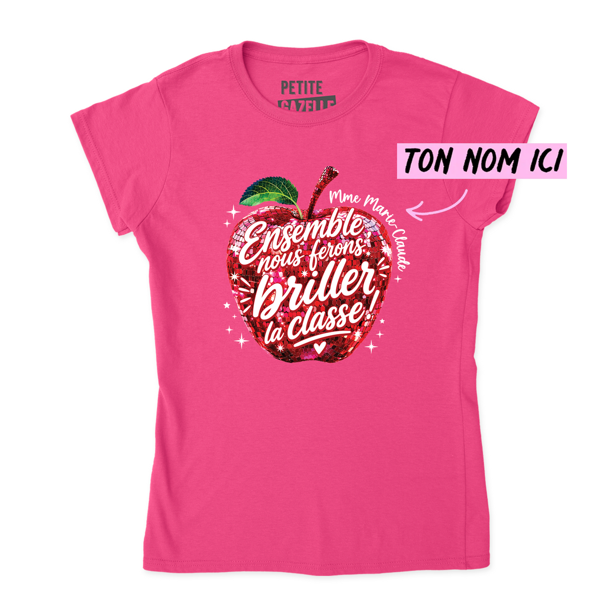 TSHIRT AJUSTÉ | Madame Pomme Disco
