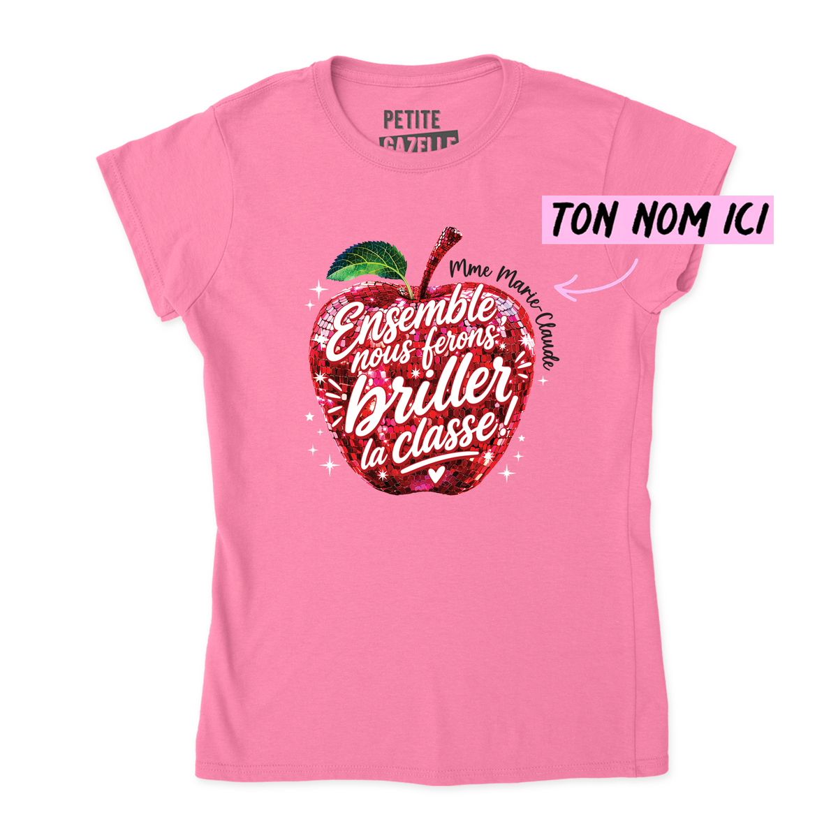 TSHIRT AJUSTÉ | Madame Pomme Disco