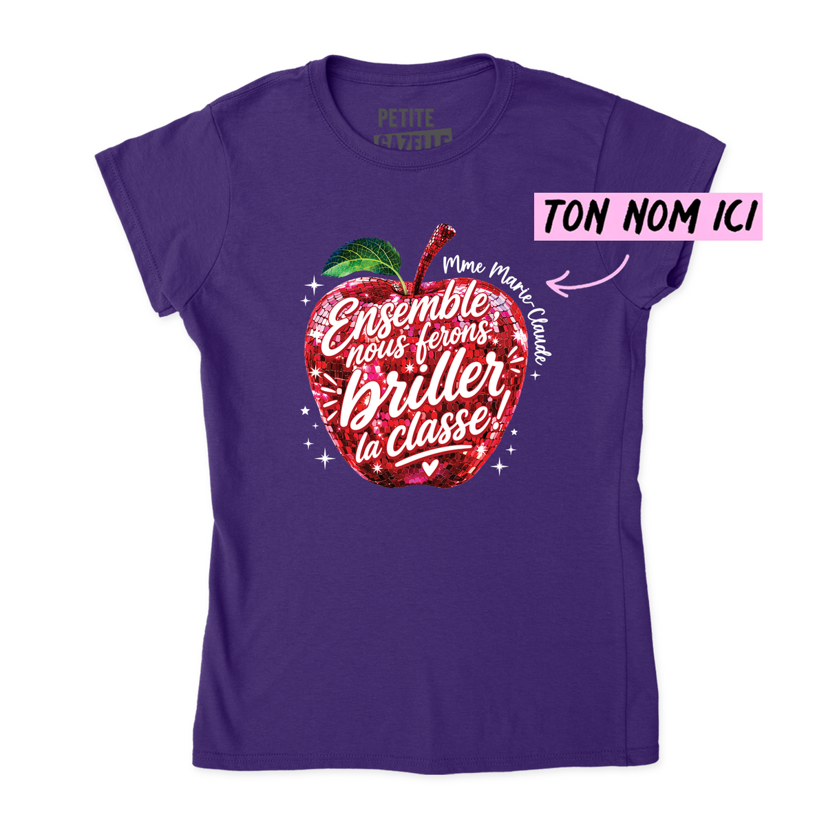 TSHIRT AJUSTÉ | Madame Pomme Disco