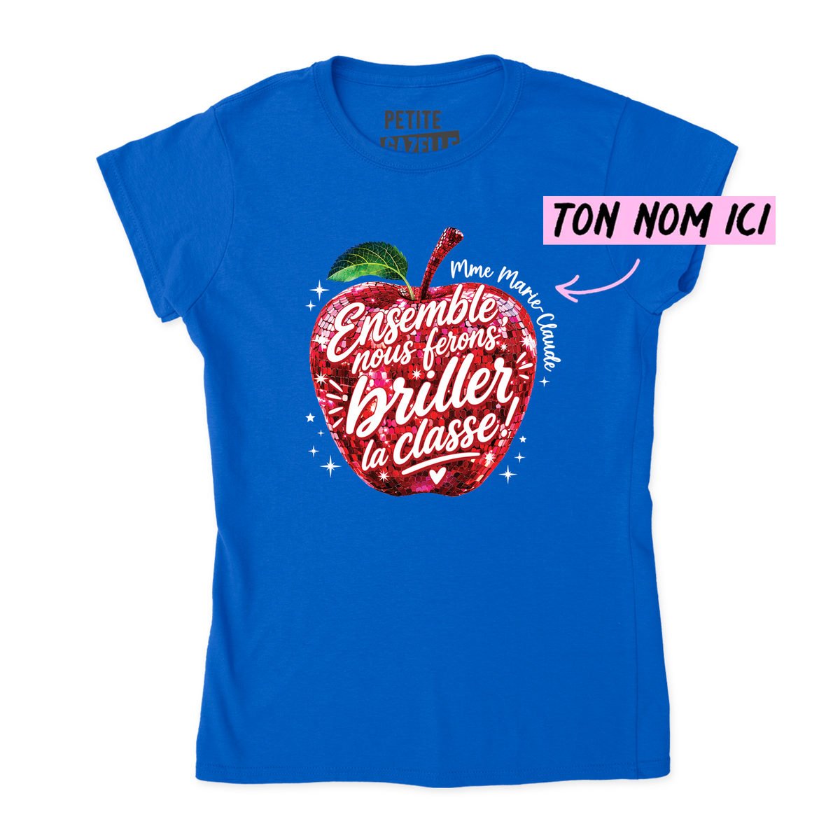 TSHIRT AJUSTÉ | Madame Pomme Disco