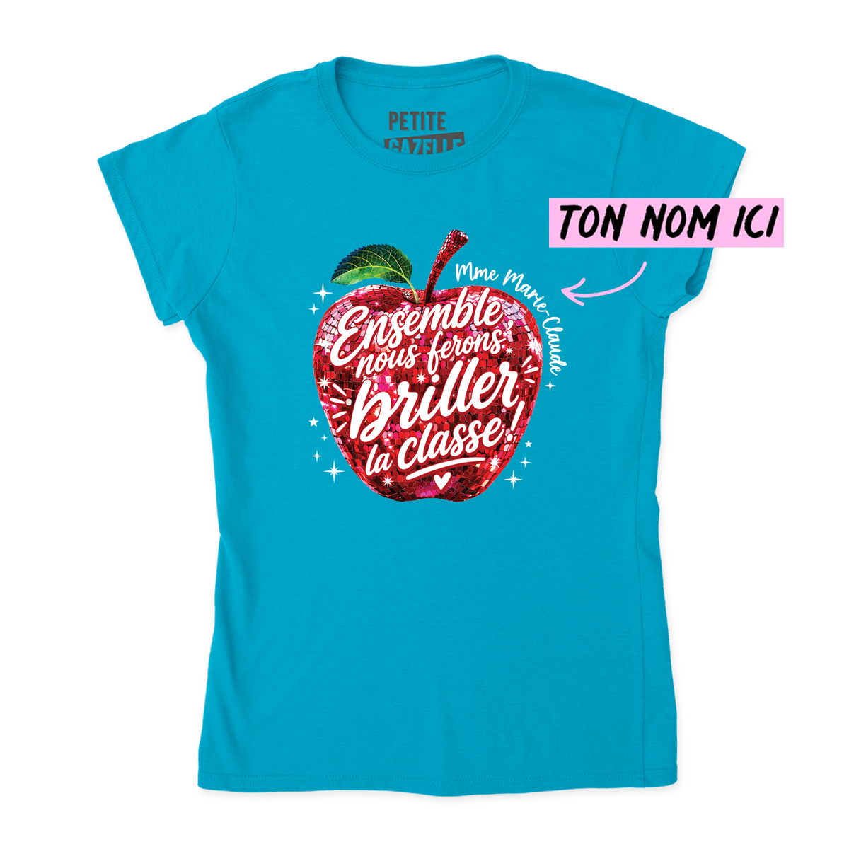 TSHIRT AJUSTÉ | Madame Pomme Disco