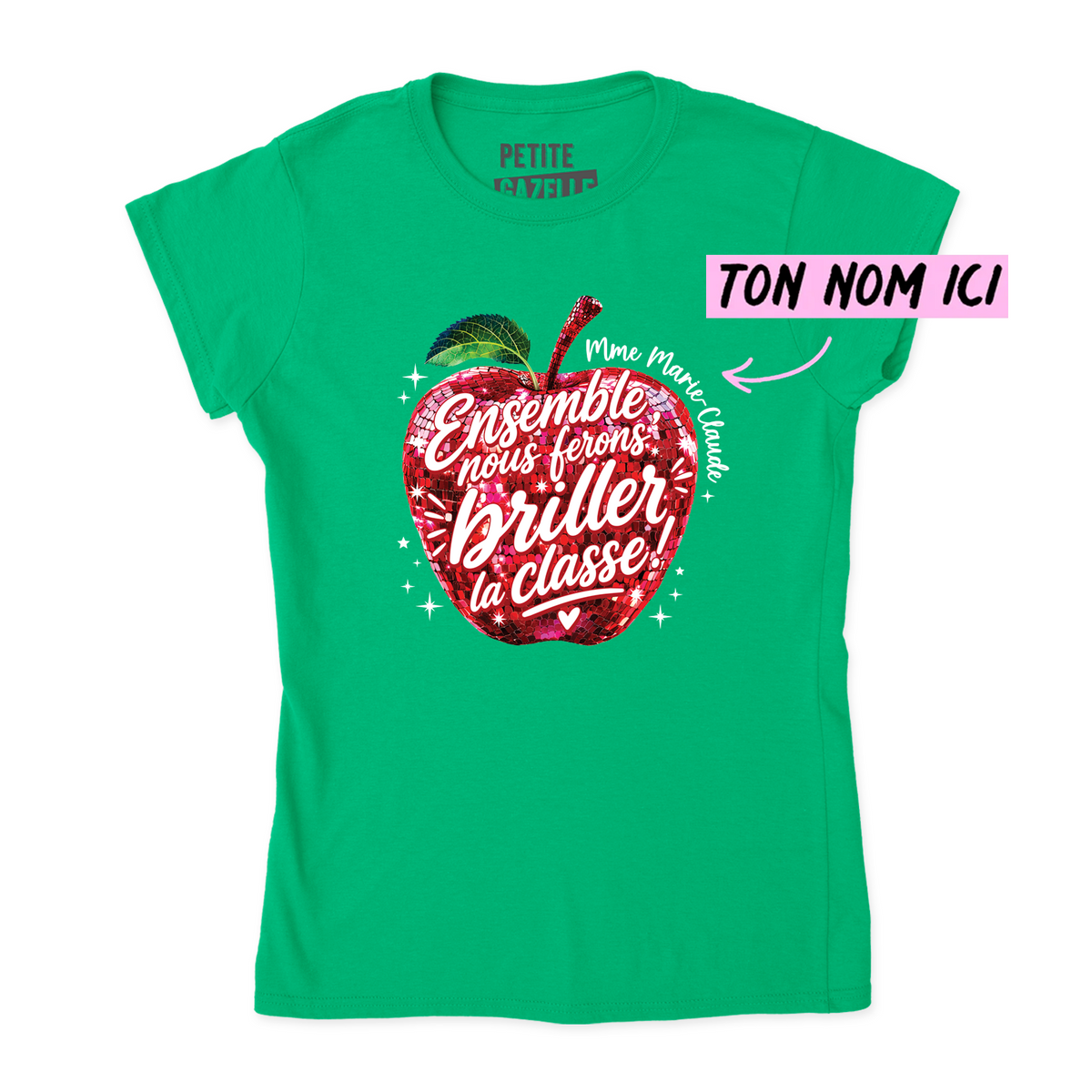 TSHIRT AJUSTÉ | Madame Pomme Disco