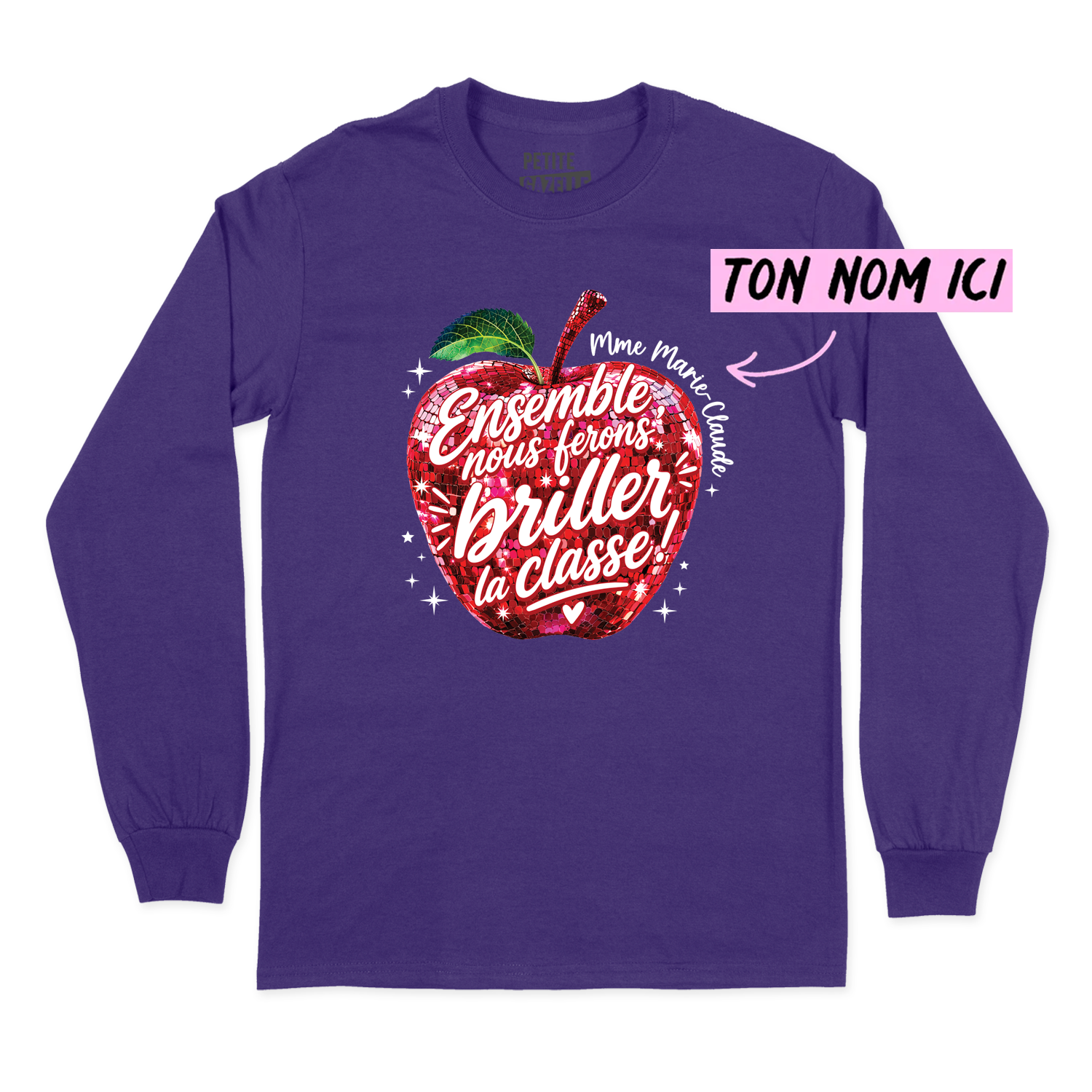 T-SHIRT À MANCHES LONGUES | Madame Pomme Disco