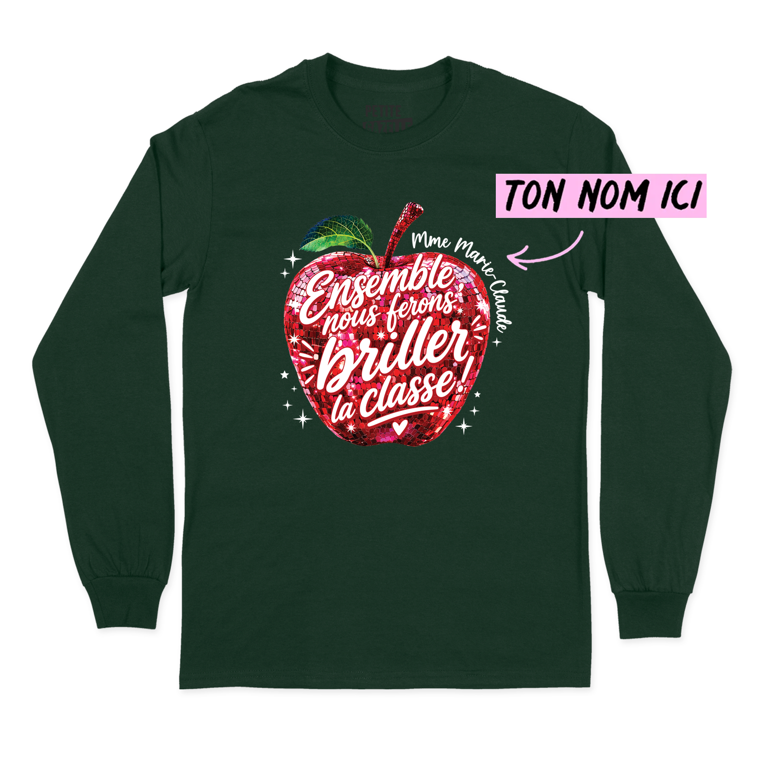 T-SHIRT À MANCHES LONGUES | Madame Pomme Disco