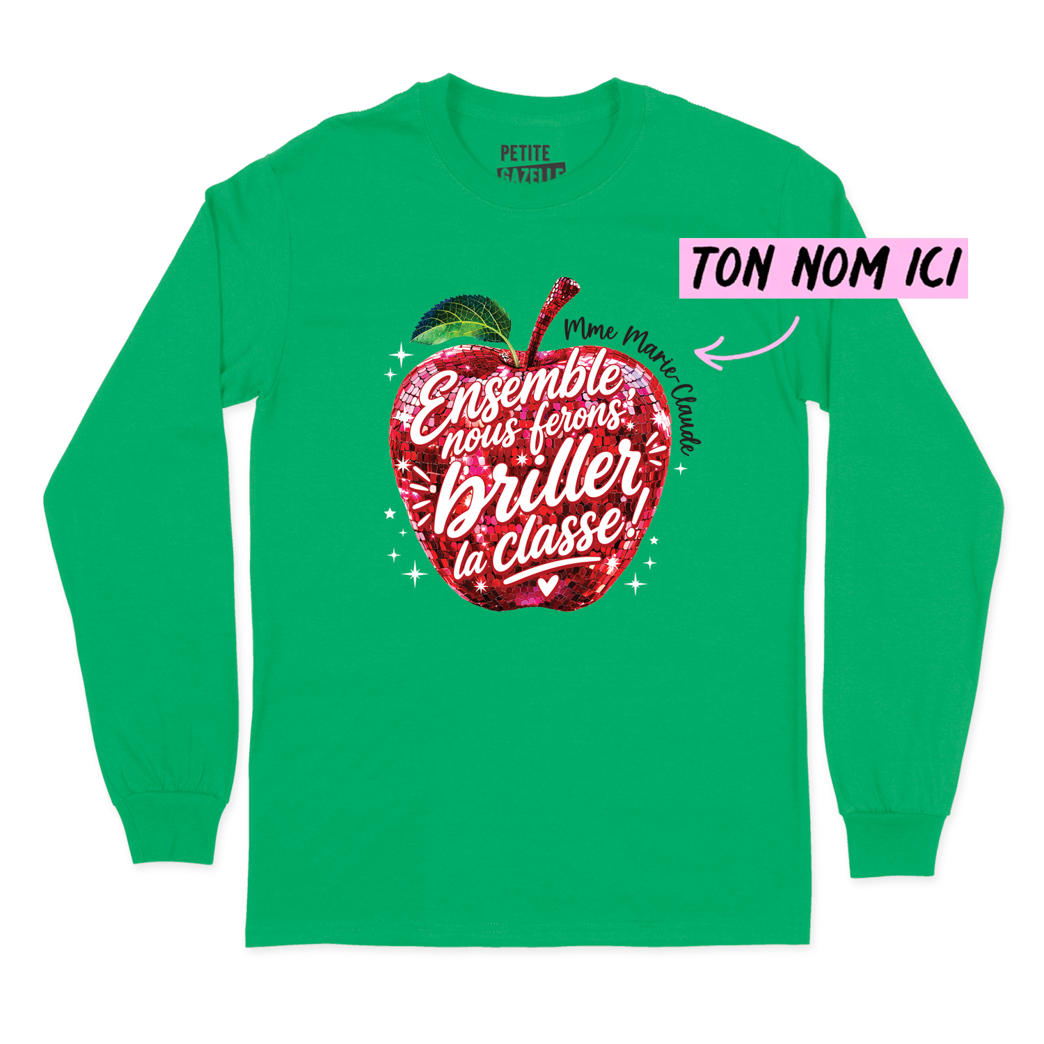 T-SHIRT À MANCHES LONGUES | Madame Pomme Disco