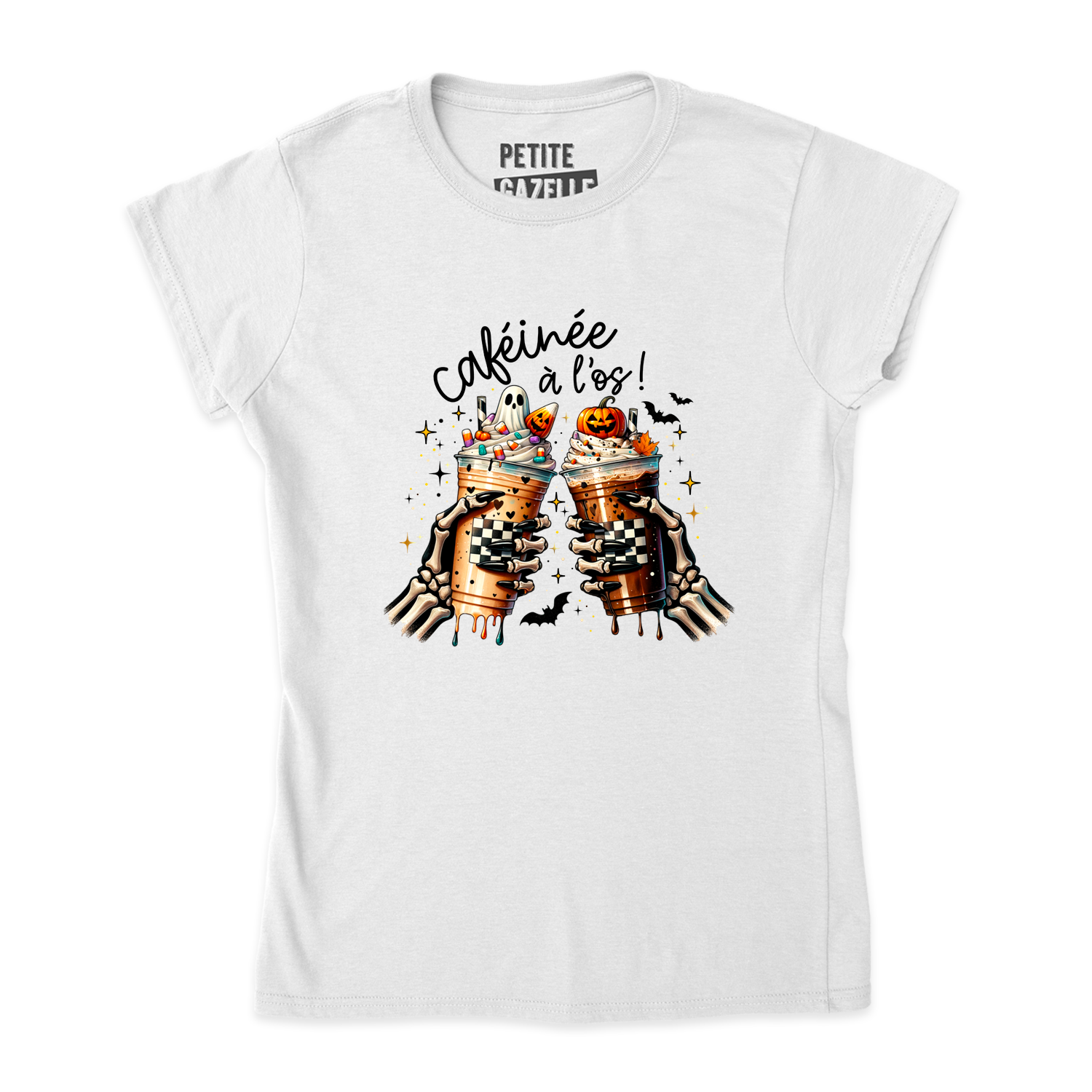 TSHIRT AJUSTÉ | Caféinée à l'os