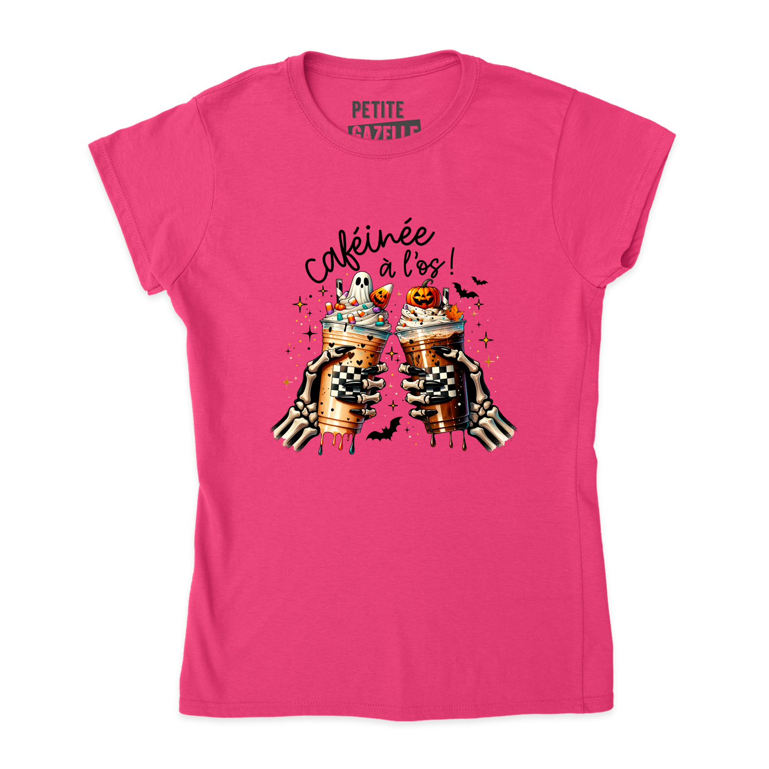 TSHIRT AJUSTÉ | Caféinée à l'os