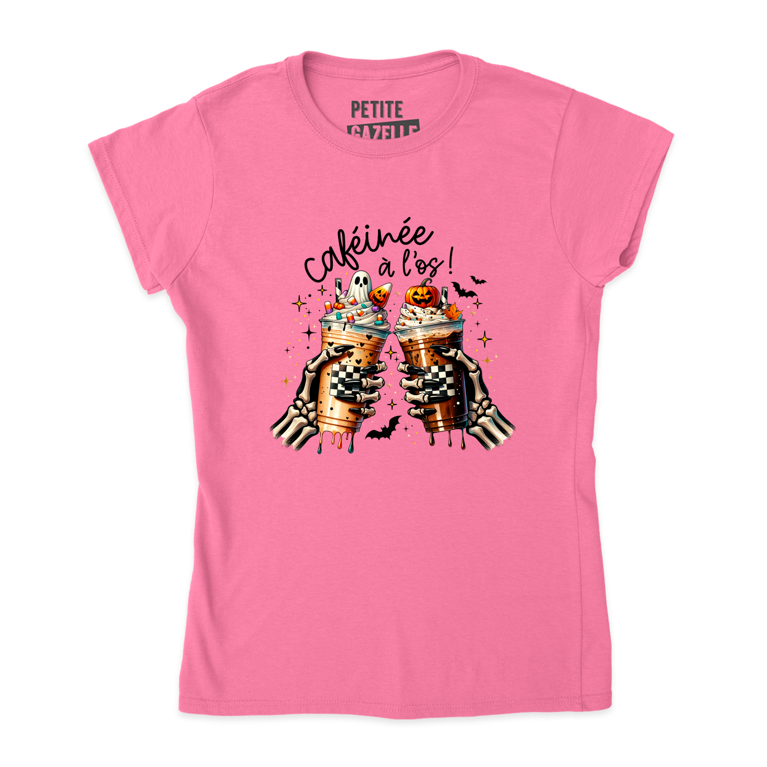 TSHIRT AJUSTÉ | Caféinée à l'os
