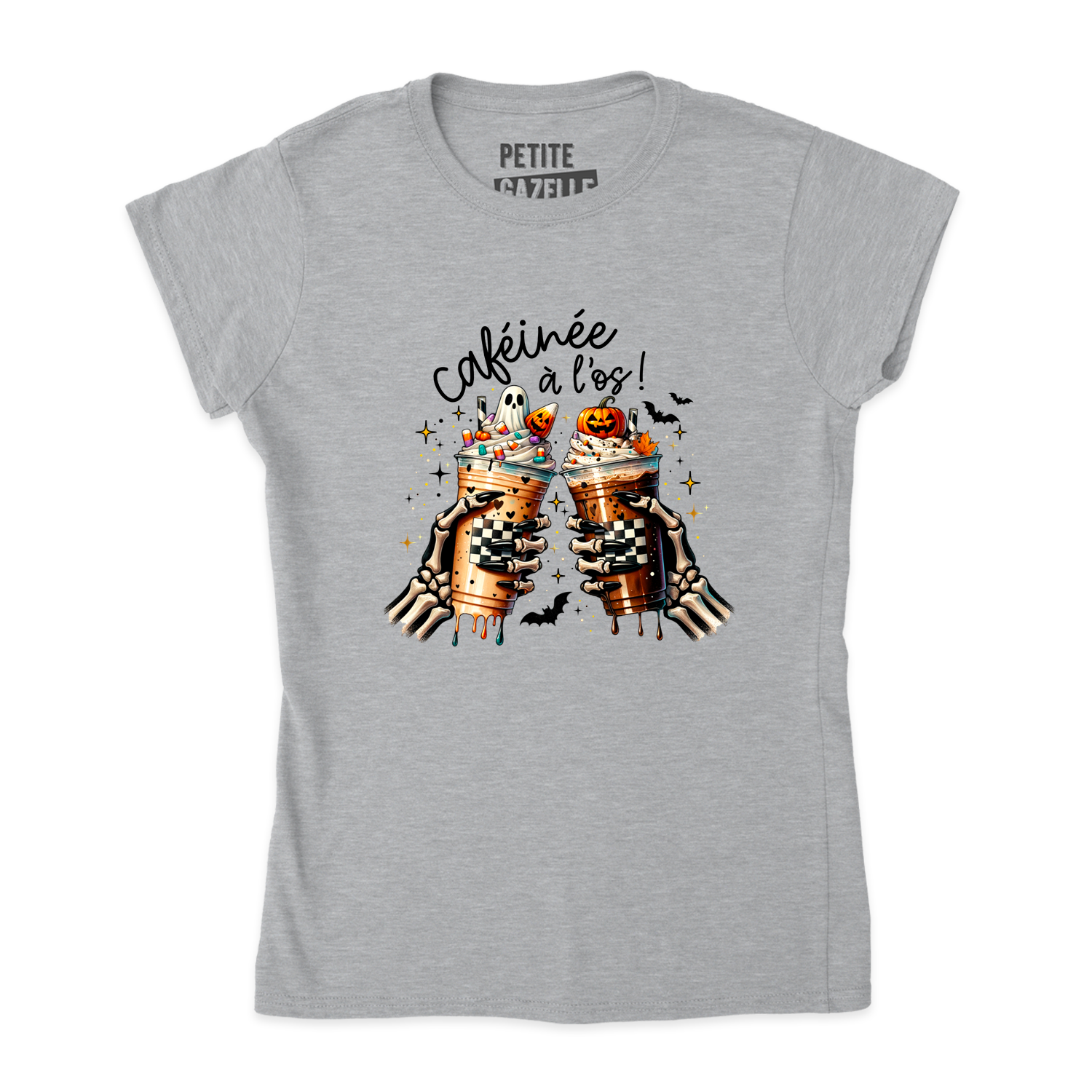 TSHIRT AJUSTÉ | Caféinée à l'os