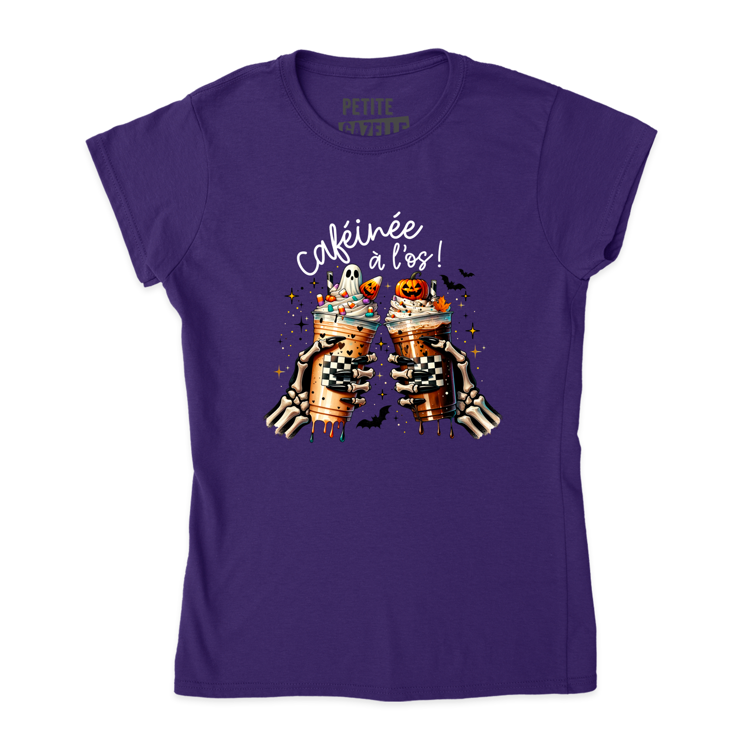 TSHIRT AJUSTÉ | Caféinée à l'os