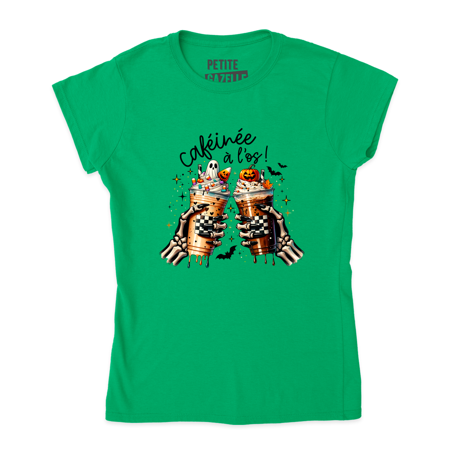 TSHIRT AJUSTÉ | Caféinée à l'os