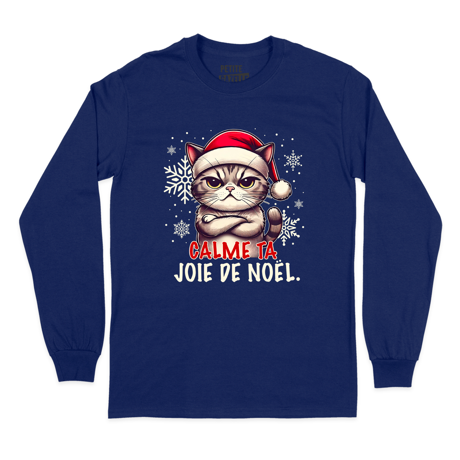 T-SHIRT À MANCHES LONGUES | Calme ta joie de Noël