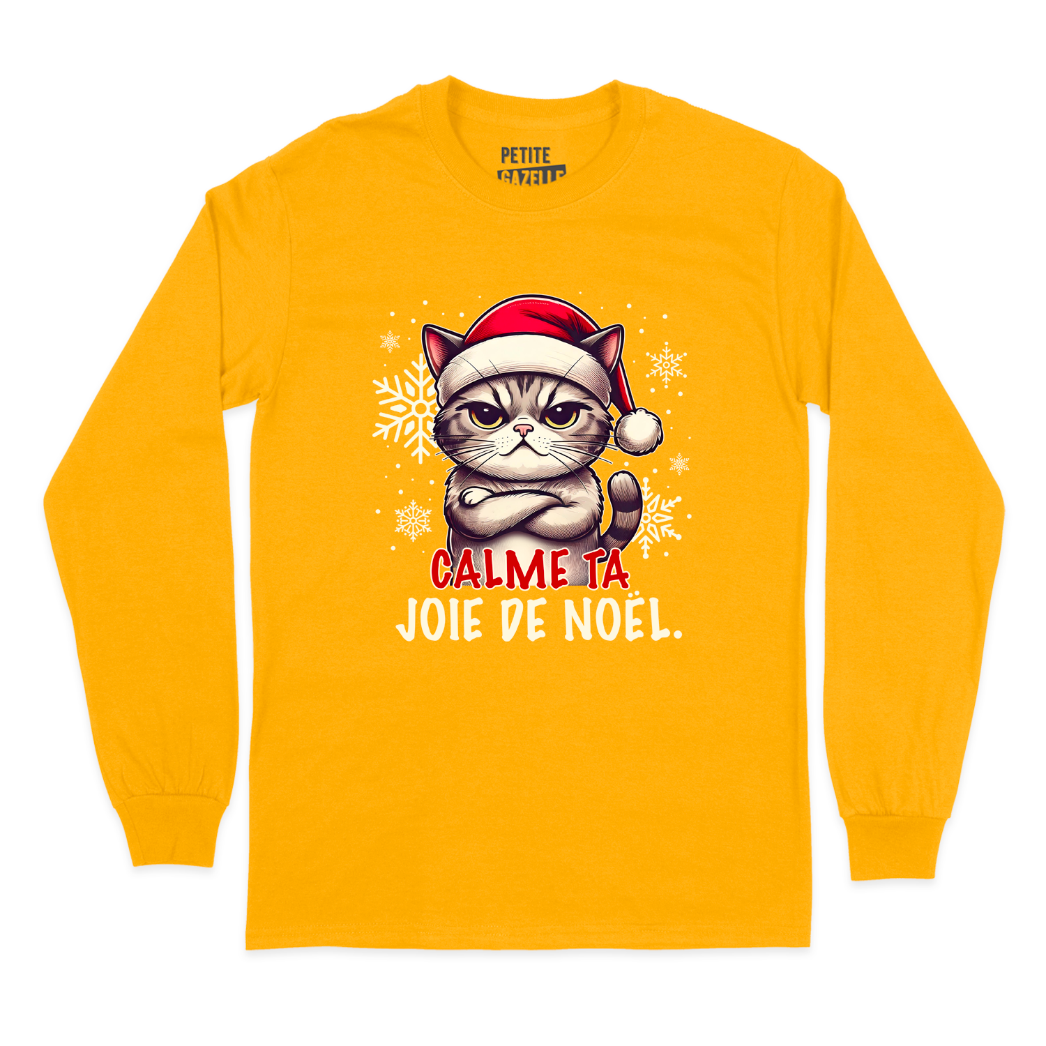 T-SHIRT À MANCHES LONGUES | Calme ta joie de Noël