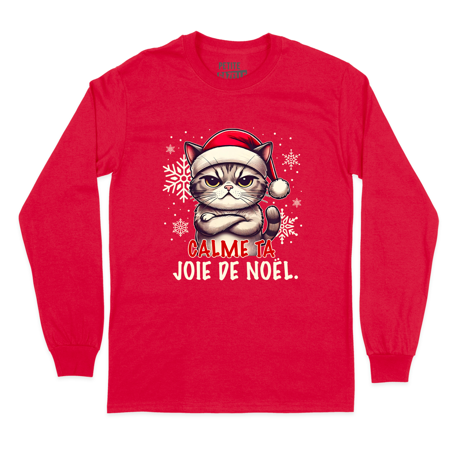 T-SHIRT À MANCHES LONGUES | Calme ta joie de Noël