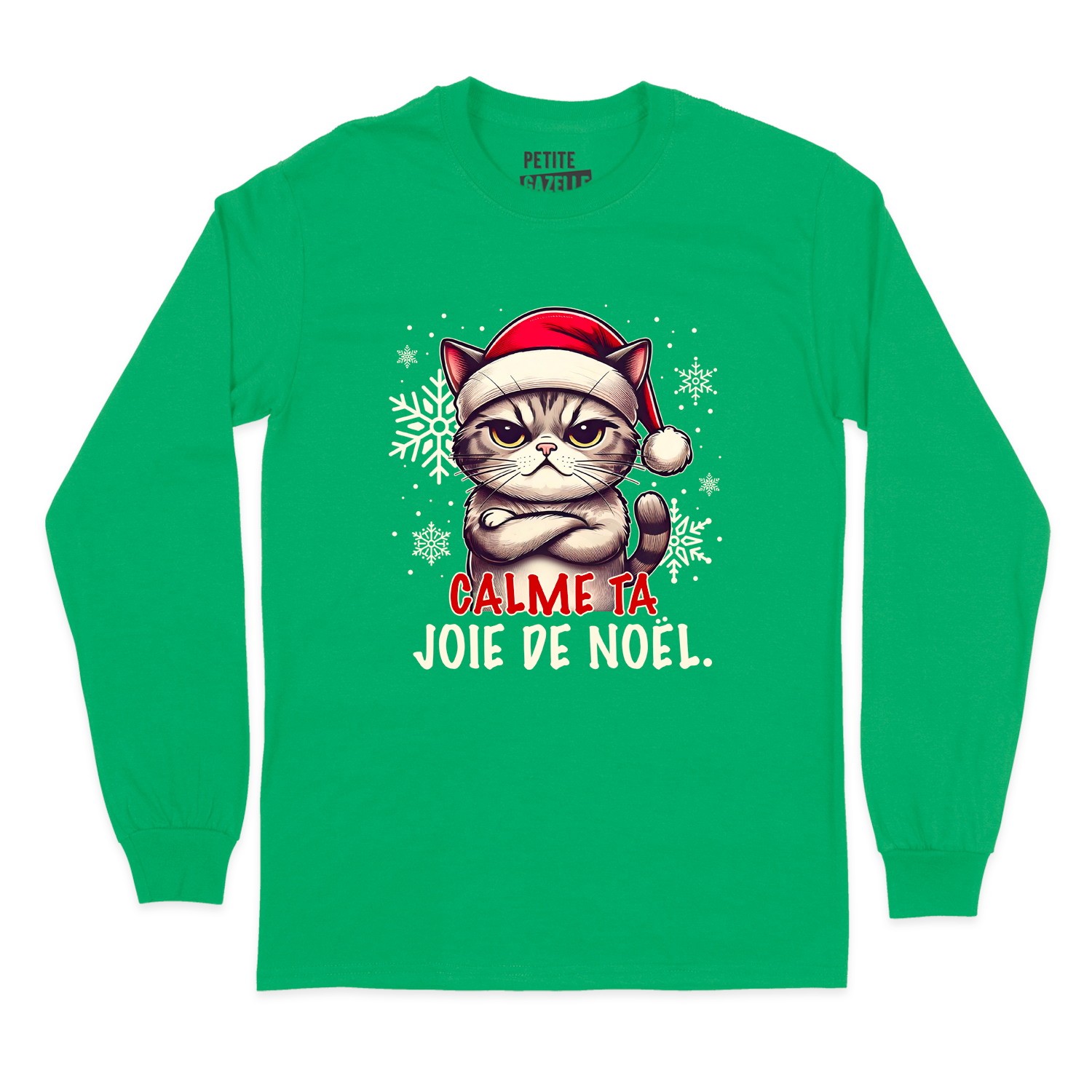 T-SHIRT À MANCHES LONGUES | Calme ta joie de Noël