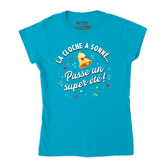XL - T-shirt Ajusté Saphir - La cloche a sonné
