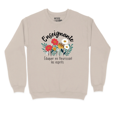 L - Coton ouaté sable - Enseignante, fleurir les esprits