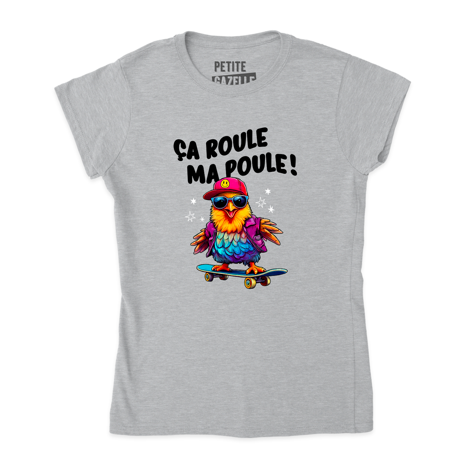 TSHIRT AJUSTÉ | Ça roule ma poule !