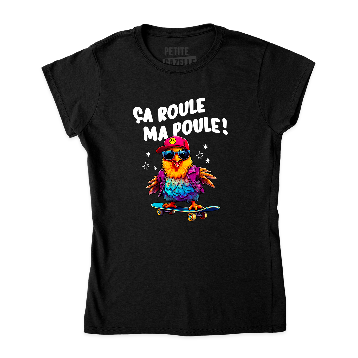 TSHIRT AJUSTÉ | Ça roule ma poule !