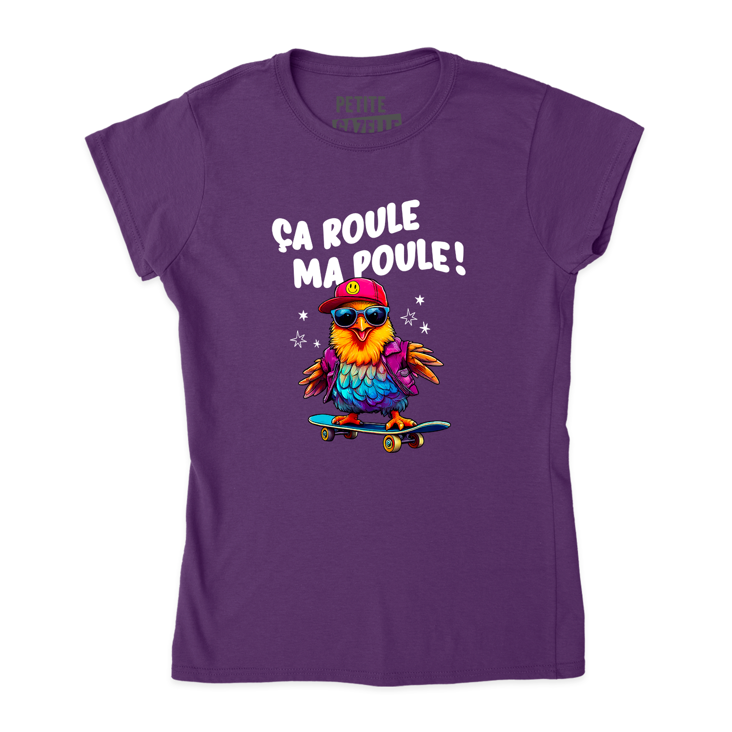 TSHIRT AJUSTÉ | Ça roule ma poule !