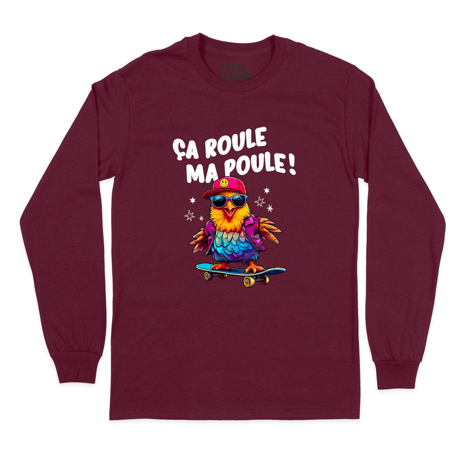 T-SHIRT À MANCHES LONGUES | Ça roule ma poule !