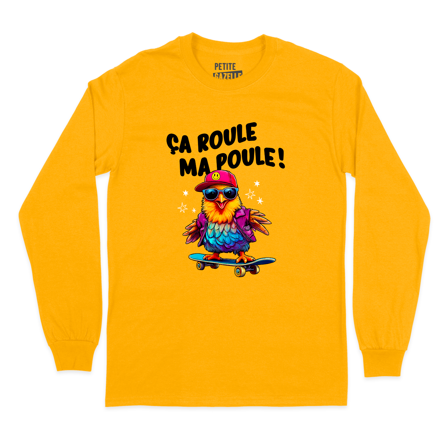 T-SHIRT À MANCHES LONGUES | Ça roule ma poule !