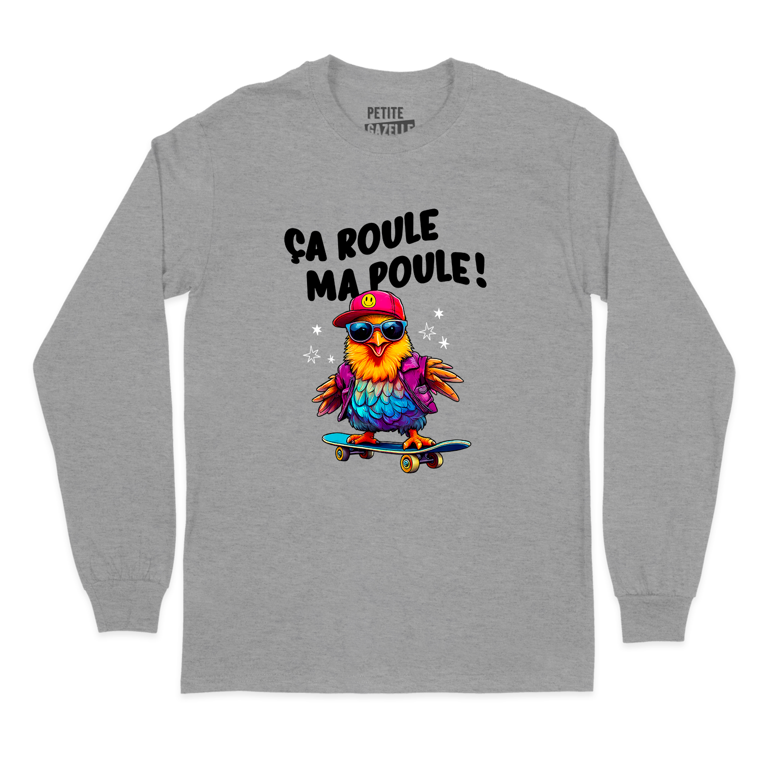 T-SHIRT À MANCHES LONGUES | Ça roule ma poule !