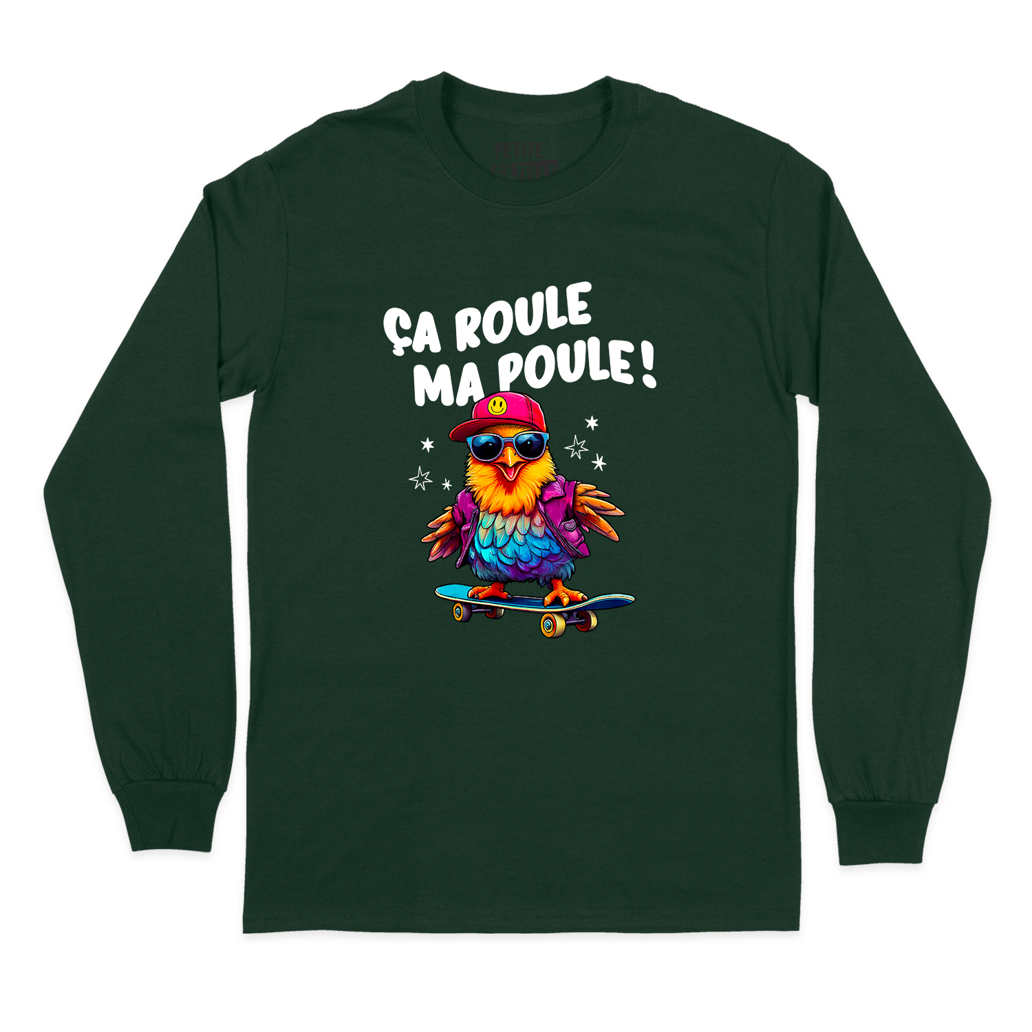 T-SHIRT À MANCHES LONGUES | Ça roule ma poule !